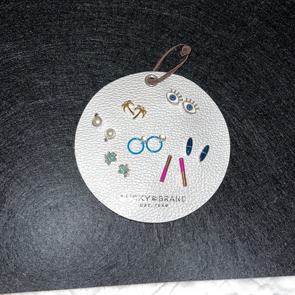 NWT Lucky Brand earring set 7 pairs
